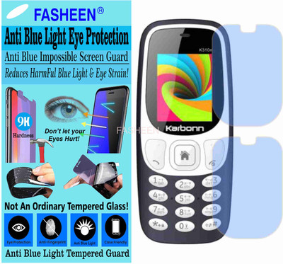 Fasheen Tempered Glass Guard for KARBONN K310N (Impossible UV AntiBlue Light)(Pack of 1)