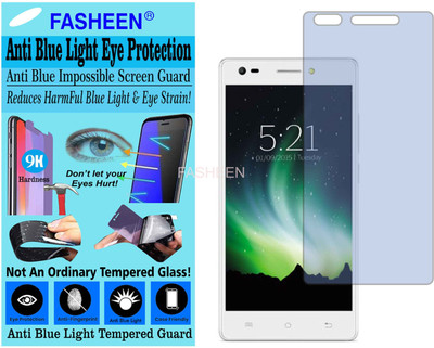 Fasheen Tempered Glass Guard for LAVA IRIS PIXEL V2 (Impossible UV AntiBlue Light)(Pack of 1)