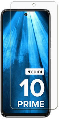 MUTAALI Tempered Glass Guard for Redmi 10 Prime Front(Pack of 1)