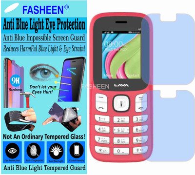 Fasheen Tempered Glass Guard for LAVA A1 SUPER (Impossible UV AntiBlue Light)(Pack of 1)
