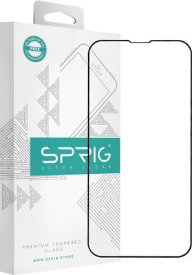 Sprig Edge To Edge Tempered Glass for Sprig Edge To Edge Tempered Glass for Apple iPhone 14, iPhone 14 (Pack of 1)(Pack of 1)