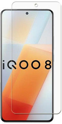 SOMTONE Tempered Glass Guard for Vivo iQOO 8 Front(Pack of 1)