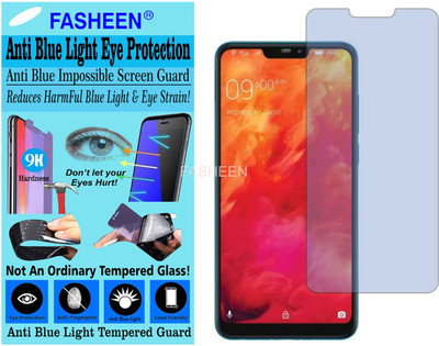 Fasheen Tempered Glass Guard for LAVA Z92 (Impossible UV AntiBlue Light)(Pack of 1)