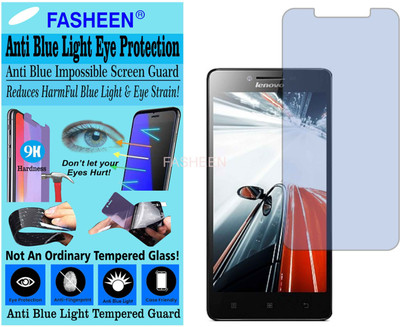 Fasheen Tempered Glass Guard for LENOVO A6000 PLUS (Impossible UV AntiBlue Light)(Pack of 1)