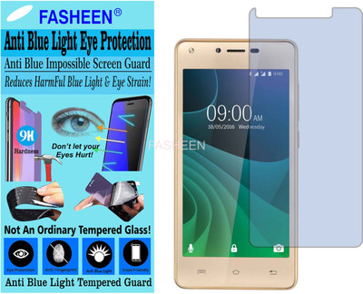Fasheen Tempered Glass Guard for LAVA A77 (Impossible UV AntiBlue Light)(Pack of 1)
