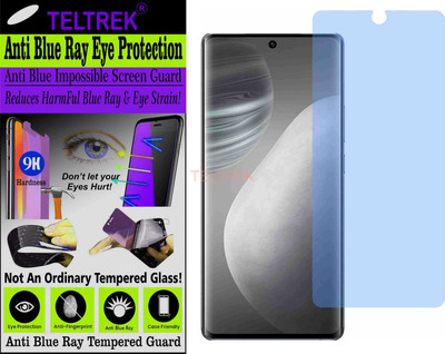 TELTREK Tempered Glass Guard for VIVO X60 5G (Impossible UV AntiBlue Light)(Pack of 1)