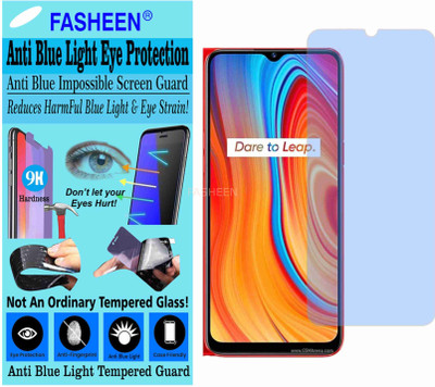 Fasheen Tempered Glass Guard for REALME C3I (Impossible UV AntiBlue Light)(Pack of 1)