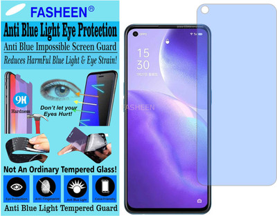 Fasheen Tempered Glass Guard for OPPO FIND X3 LITE (Impossible UV AntiBlue Light)(Pack of 1)