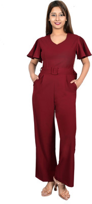 Sunday Casual Solid Women Jumpsuit