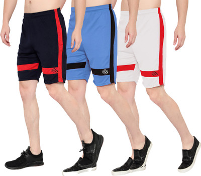Dia A Dia Solid Men Multicolor Sports Shorts
