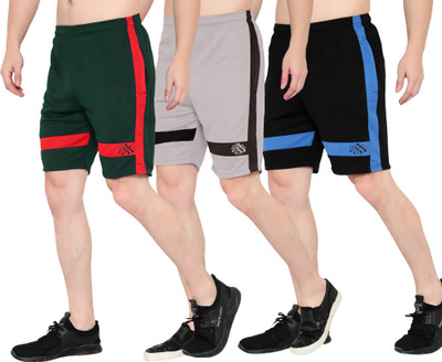 Dia A Dia Solid Men Multicolor Sports Shorts