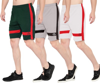 Dia A Dia Solid Men Multicolor Sports Shorts