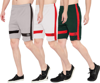 Dia A Dia Solid Men Multicolor Sports Shorts