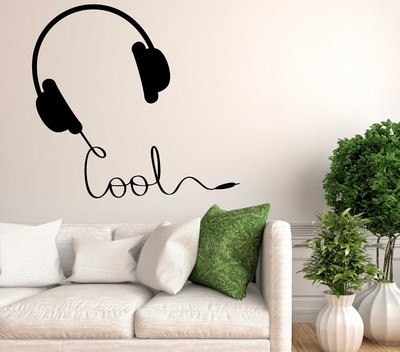 fuzzy 80 cm cool Self Adhesive Sticker(Pack of 1)