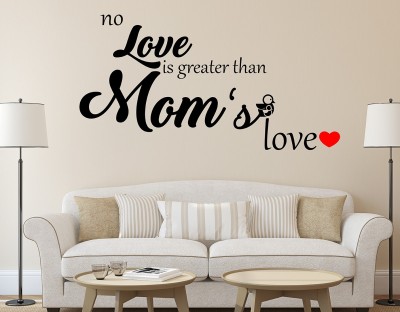 Wallzone 90 cm Moms Love Removable Sticker(Pack of 1)