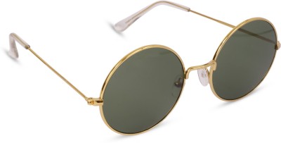 Sunnies Round Sunglasses(For Men & Women, Green)