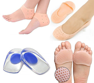 Harsh narrow fab SILICON HEEL PROTECTOR,ANTI CRACK FULL LENGTH,TOE PROTECTOR,HEEL SUPPORT Heel Support