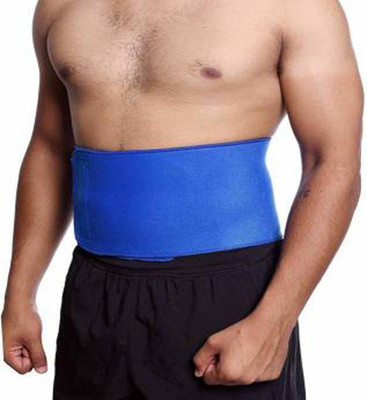 Skylight Tummy Trimmer Adjustable Wrapping Shaper Belt (Extra Sweat Generation) Abdominal Belt(Blue)