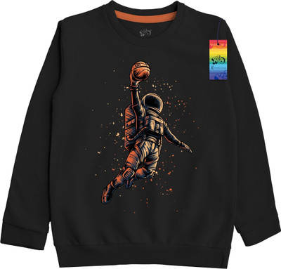 x2o Full Sleeve Printed Boys & Girls Sweatshirt