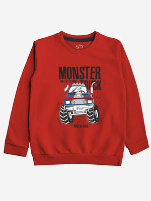 x2o Full Sleeve Printed Boys & Girls Sweatshirt