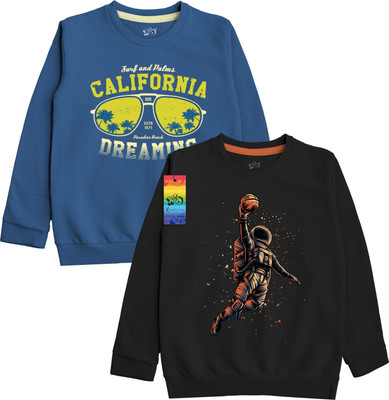 x2o Full Sleeve Printed Boys & Girls Sweatshirt