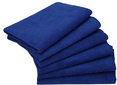 Auto Hub Microfiber Vehicle Washing  Cloth(Pack Of 6, 350 GSM)