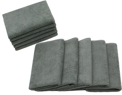 MOCKHE Microfiber Vehicle Washing  Cloth(Pack Of 5, 350 GSM)