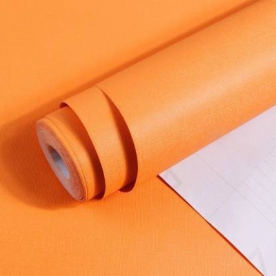 HOME13 Decorative Orange Wallpaper(60 cm x 121 cm)