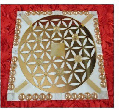 VASTU-SAMADHAN 140 - ABUNDANCE CRYSTAL GRID - For Creating Abundance, Prosperity and Wealth Crystal Yantra(Pack of 1)