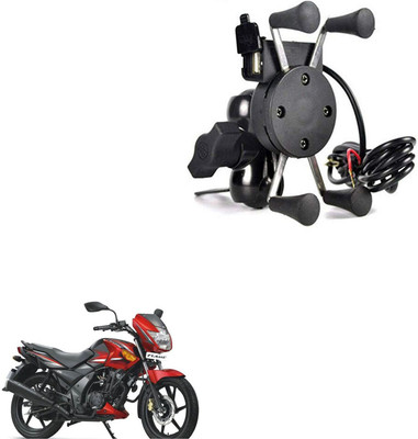 COMICAL SPIDER DESIGN X GRIP MOBILE HOLDER-201 Bike Mobile Holder(Black)