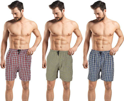 KRISHAN GOPAL COLLECTION Checkered Men Boxer