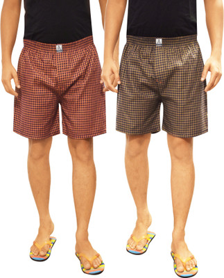 levex Checkered Men Boxer