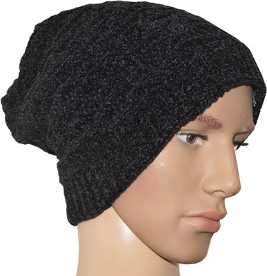 Atabz Self Design Skull Cap Cap