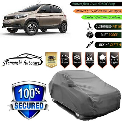 Tamanchi Autocare Car Cover For Tata Tiago NRG(Grey)
