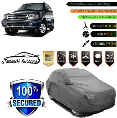 Tamanchi Autocare Car Cover For Tata Safari Dicor(Grey)