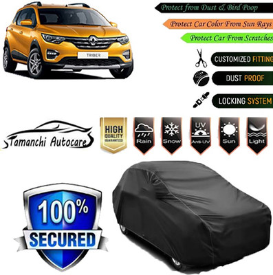 Tamanchi Autocare Car Cover For Renault Triber(Black)