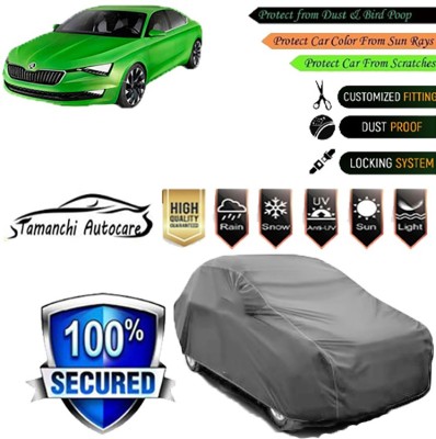 Tamanchi Autocare Car Cover For Skoda New Octavia(Grey)