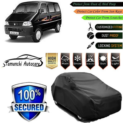 Tamanchi Autocare Car Cover For Maruti Suzuki Eeco(Black)