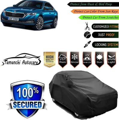 Tamanchi Autocare Car Cover For Skoda New Octavia(Black)