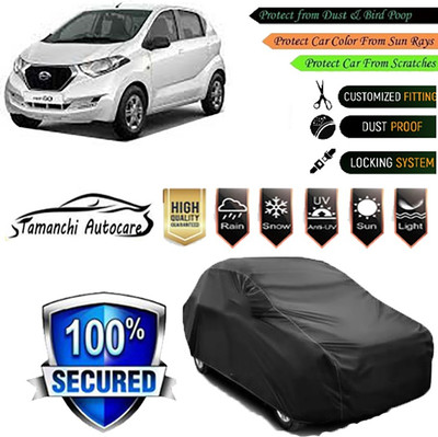 Tamanchi Autocare Car Cover For Datsun redi-GO(Black)