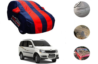 MotorSports Car Cover For Mahindra Xylo (With Mirror Pockets)(Red)