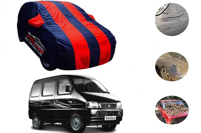 MotorSports Car Cover For Maruti Suzuki Versa (With Mirror Pockets)(Red)