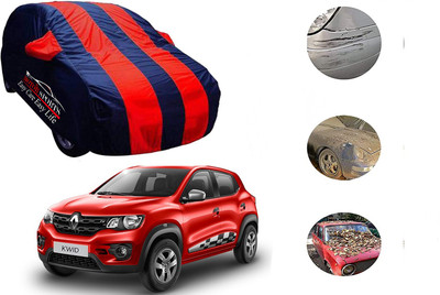 MotorSports Car Cover For Renault Kwid (With Mirror Pockets)(Red)