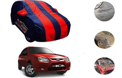 MotorSports Car Cover For Ford Ikon (With Mirror Pockets)(Red)