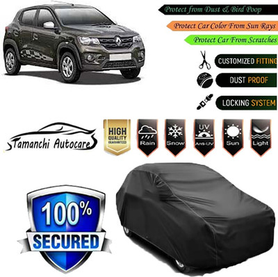 Tamanchi Autocare Car Cover For Renault Kwid(Black)