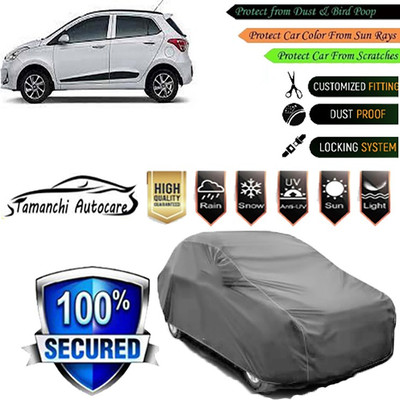 Tamanchi Autocare Car Cover For Hyundai Grand i10(Grey)