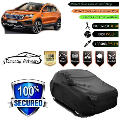 Tamanchi Autocare Car Cover For Skoda Universal For Car(Black)