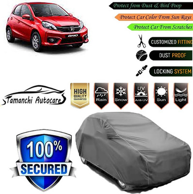 Tamanchi Autocare Car Cover For Honda Brio(Grey)