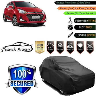 Tamanchi Autocare Car Cover For Hyundai Grand i10(Black)