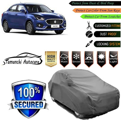 Tamanchi Autocare Car Cover For Maruti Suzuki Swift Dzire(Grey)